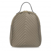 Rucsac dama din piele naturala DiAmanti Tommaso Taupe